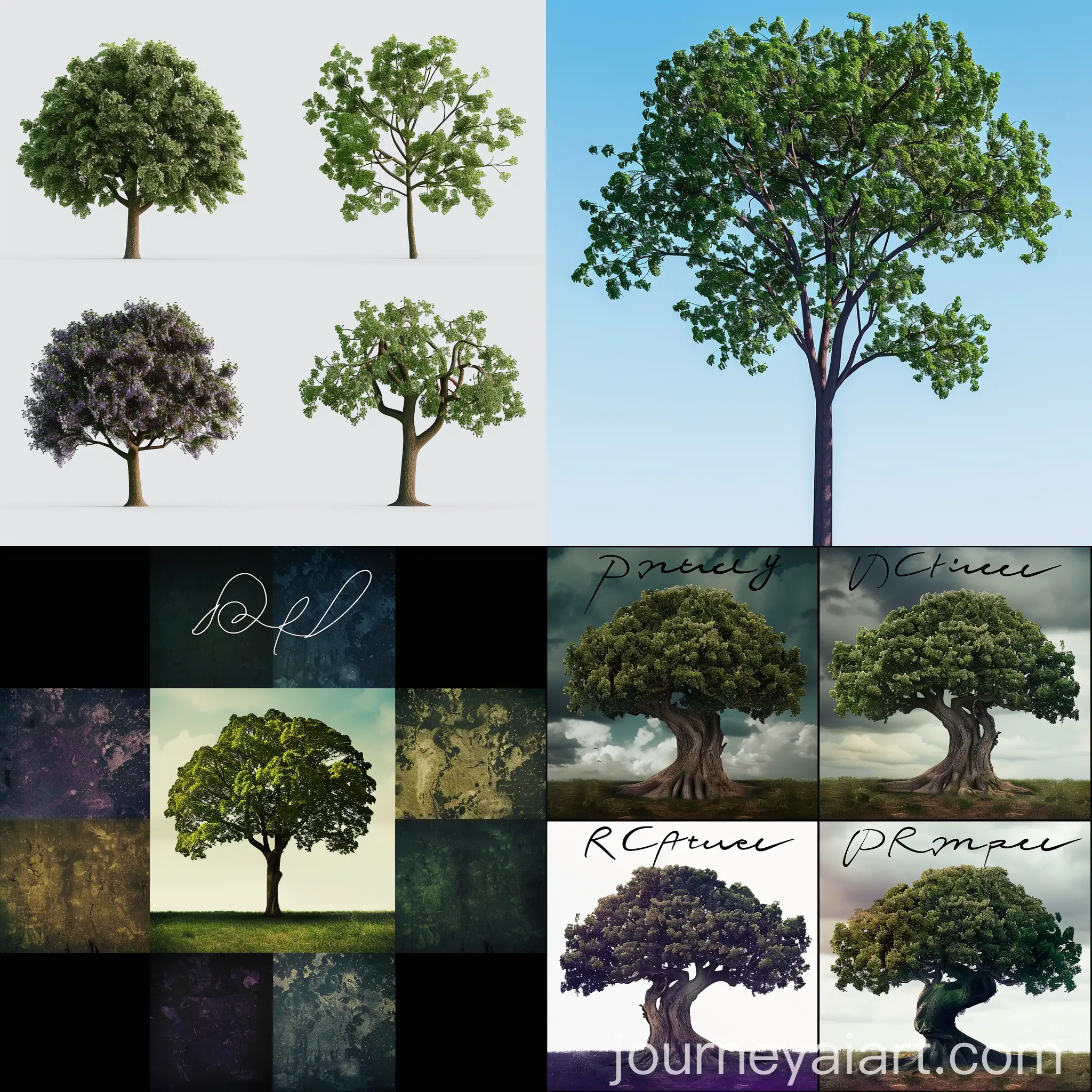 Elm-Tree-in-Various-Styles-for-Professional-Company-Banner