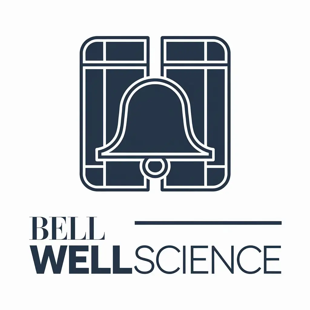 LOGO Design for Bell WellScience Vector Bell Symbol with Clear Background