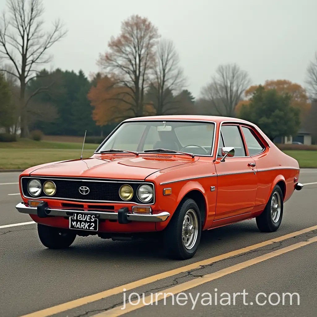 1974-Toyota-Corona-Fastback-Mark-2-Coupe-Classic-Car-in-Vintage-Style