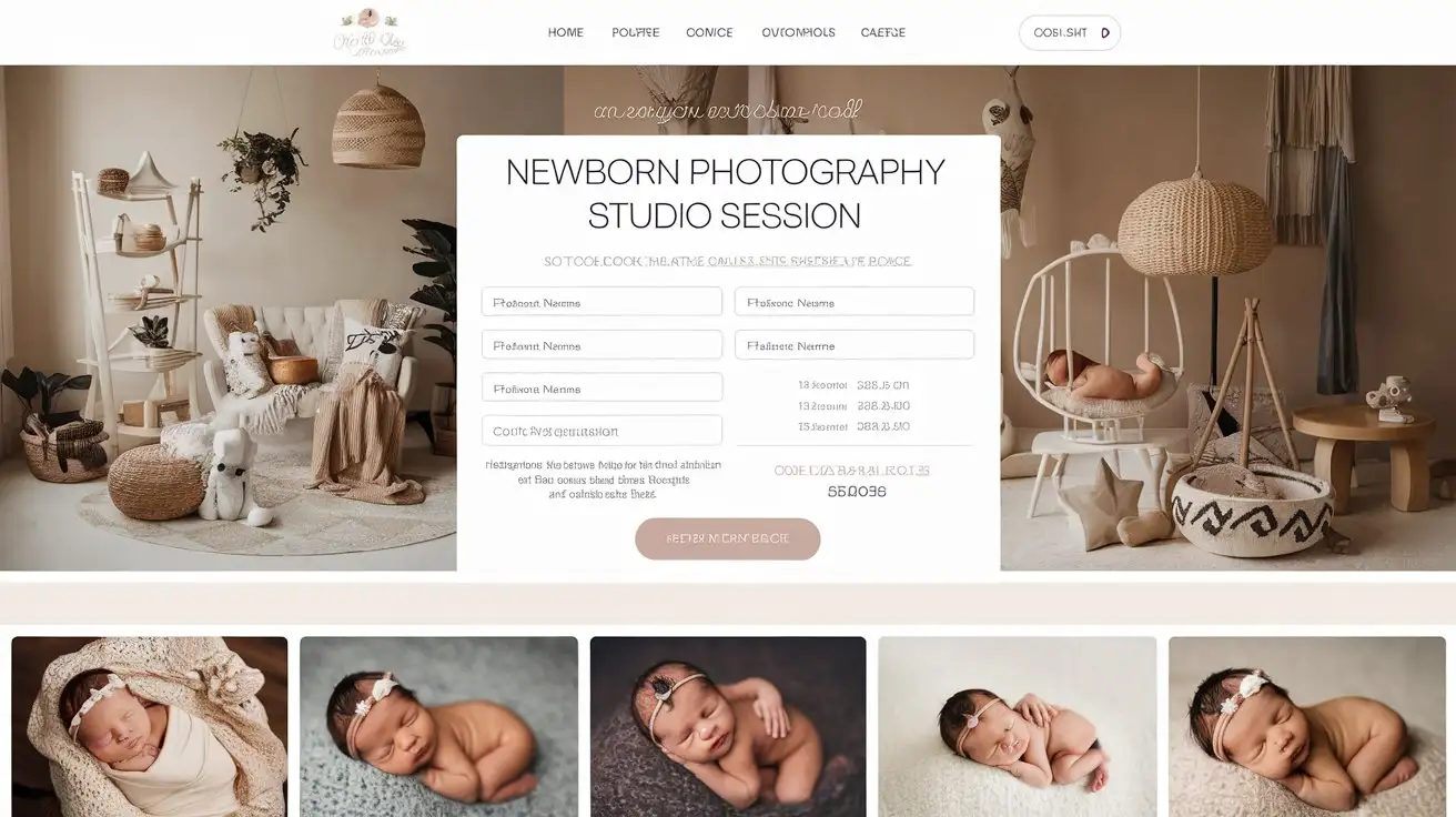 Newborn Photography Studio Sessions for Cherished Memories