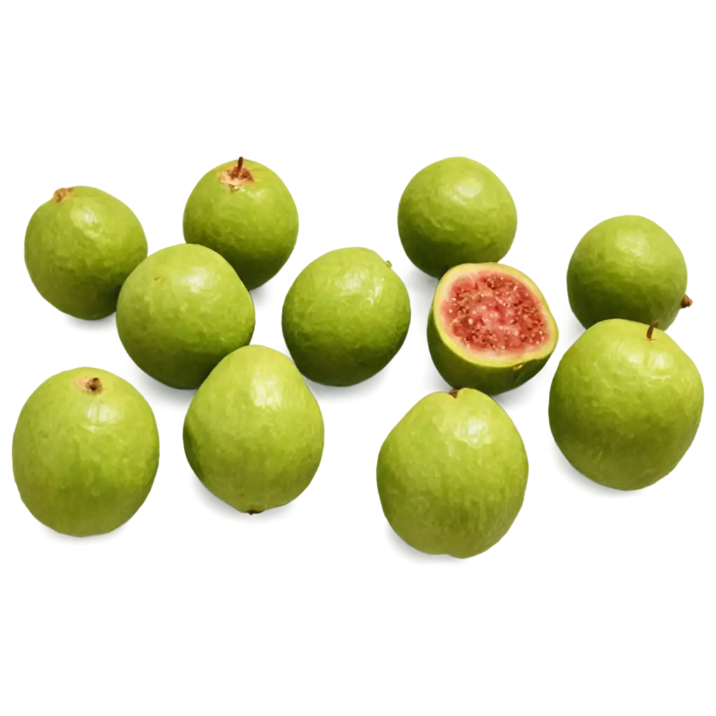 HighQuality-PNG-Image-of-a-Bundle-of-Guavas-for-Various-Creative-Uses