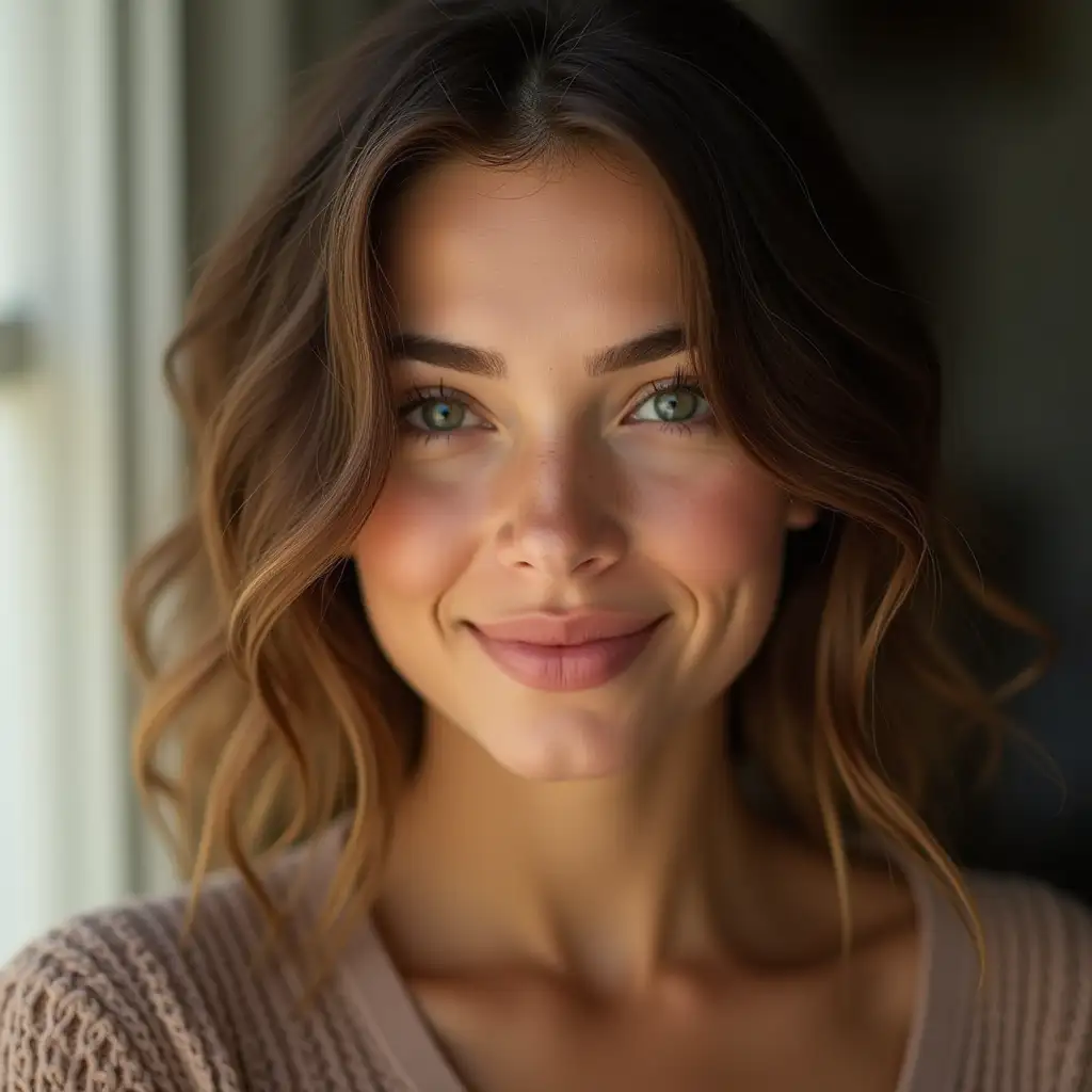beautiful young woman