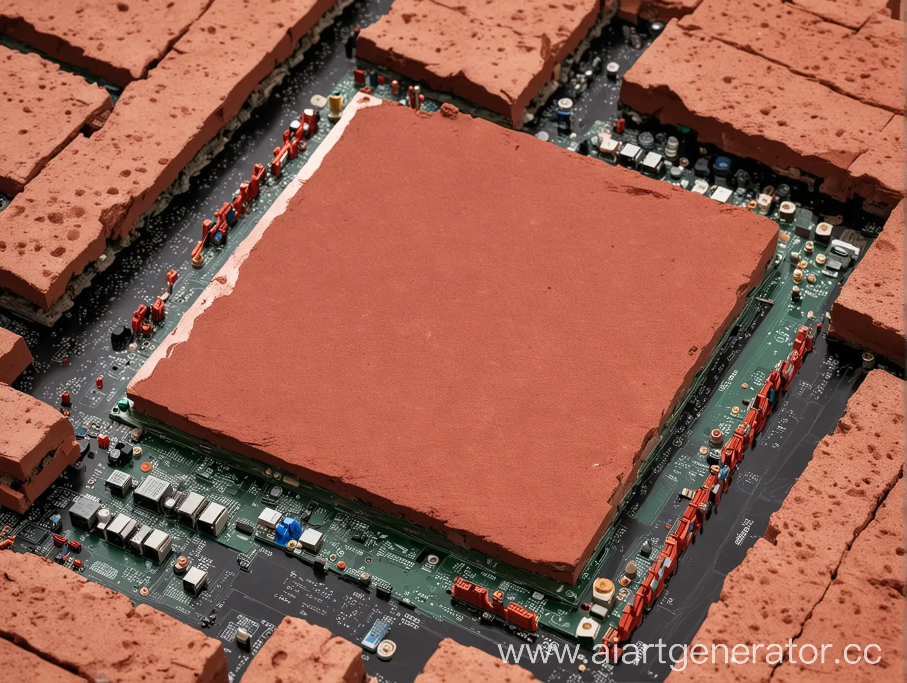 Innovative-Red-Brick-Motherboard-Design