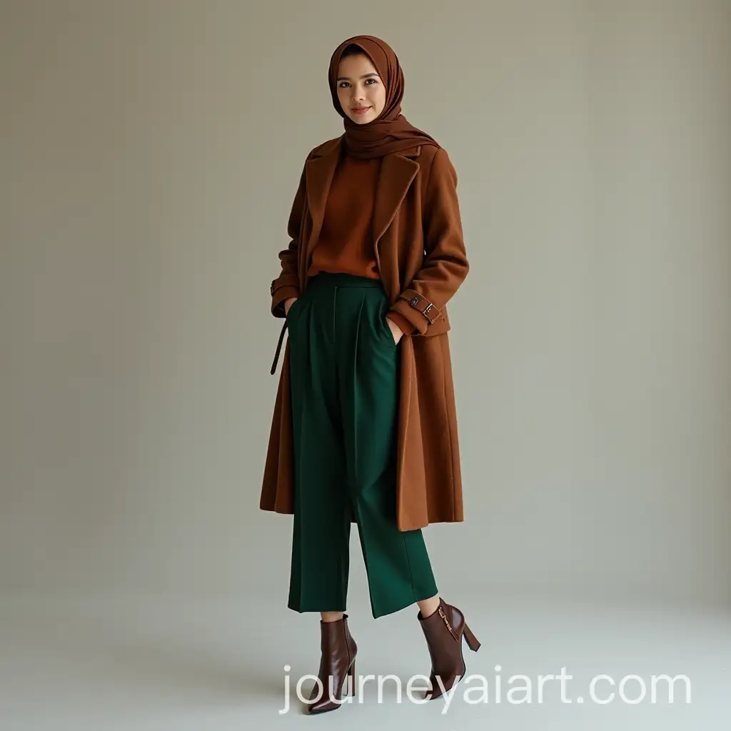 Petite-Asian-Woman-in-Hijab-and-Stylish-Winter-Attire