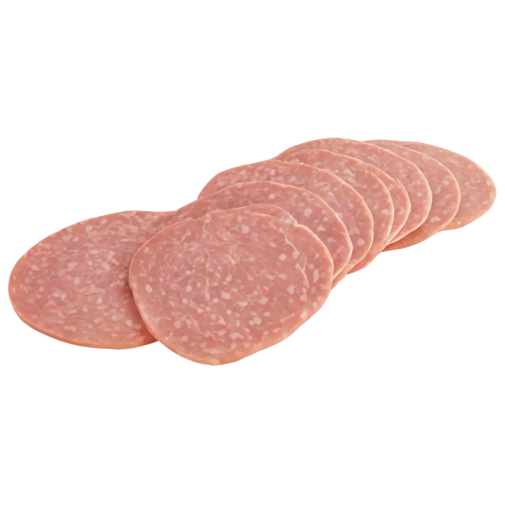 Premium-PNG-Image-of-Slices-of-Mortadella-HighQuality-Visuals-for-Culinary-Content