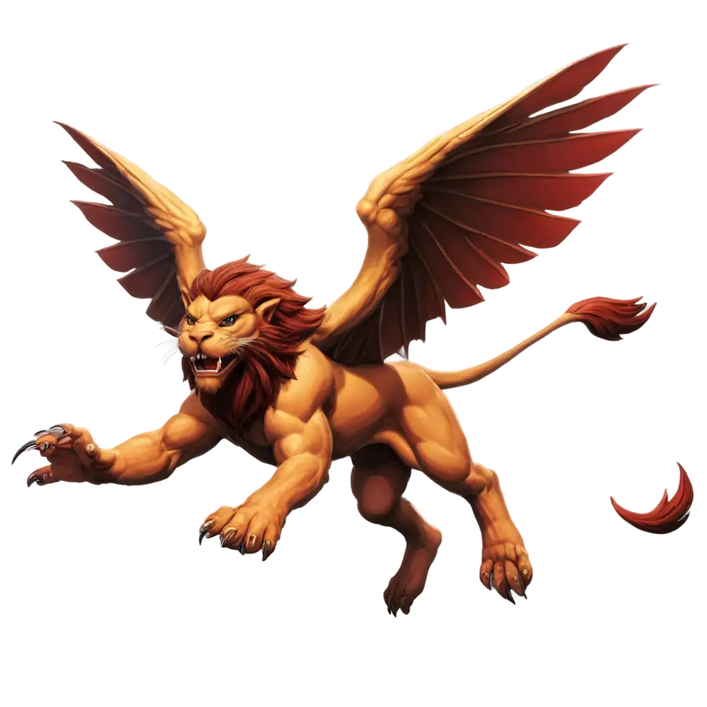 Flying-Manticore-PNG-Image-Mythical-Creature-in-Stunning-Clarity