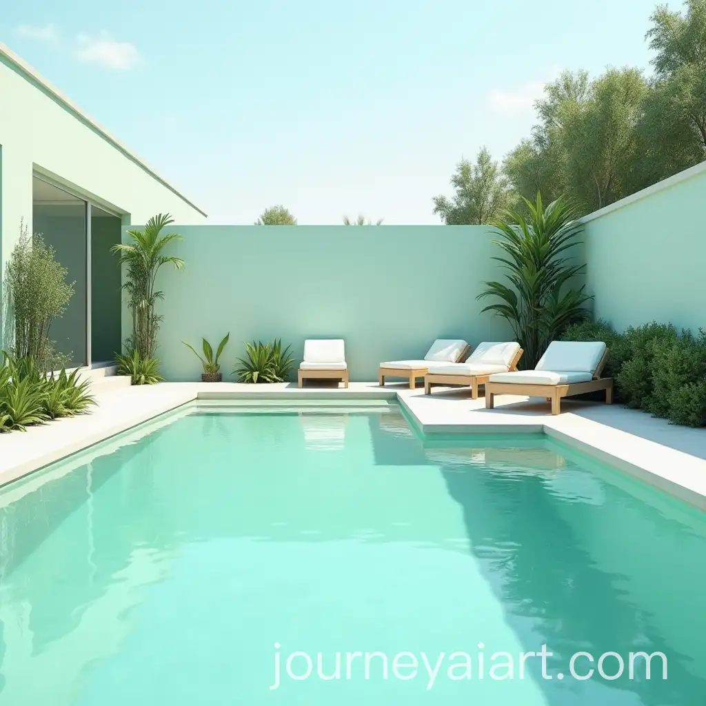 Elegant-Minimalist-Swimming-Pool-Surrounded-by-Exotic-Vegetation