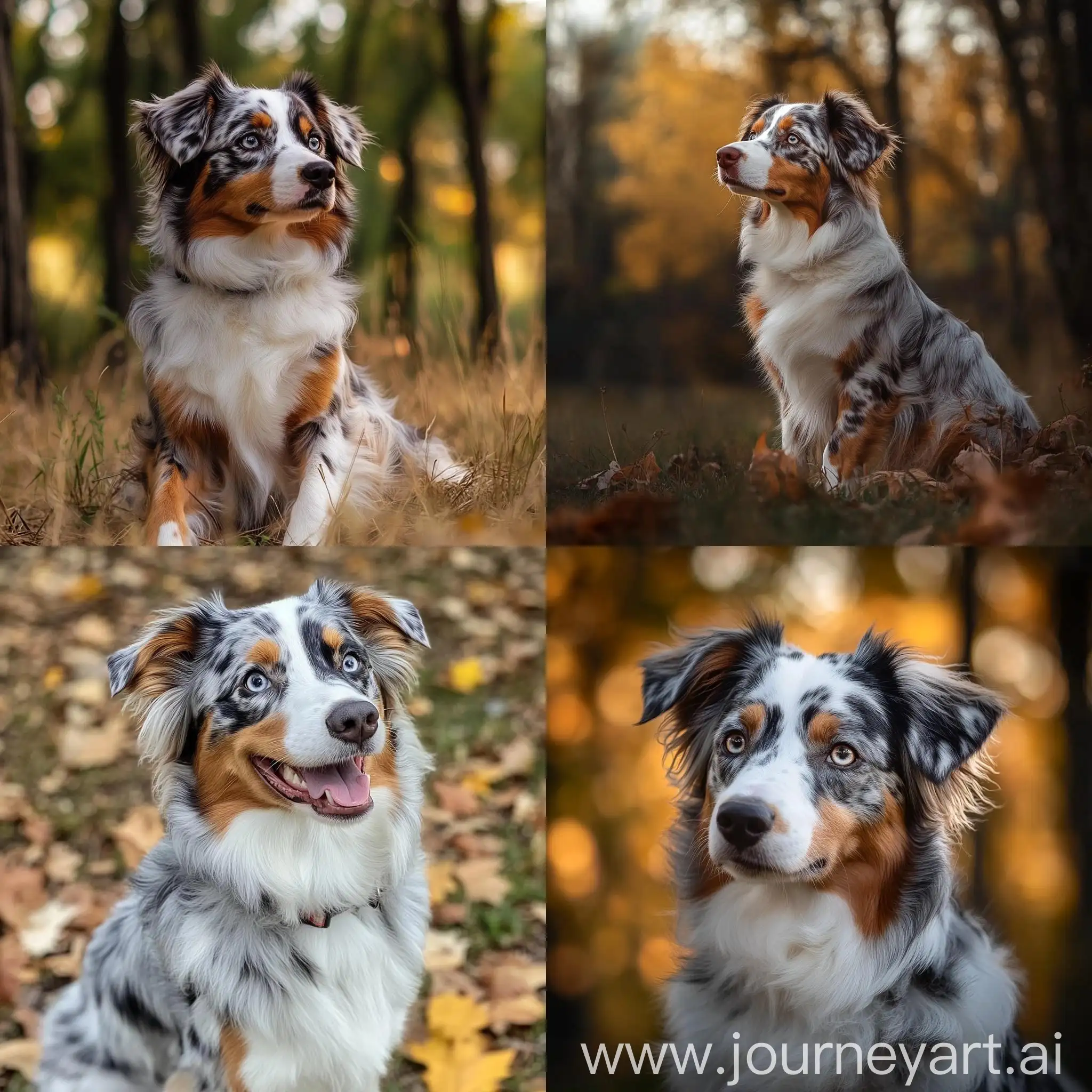 Australian-Shepherd-Girl-in-RedMerle-Tricolor-at-the-Park