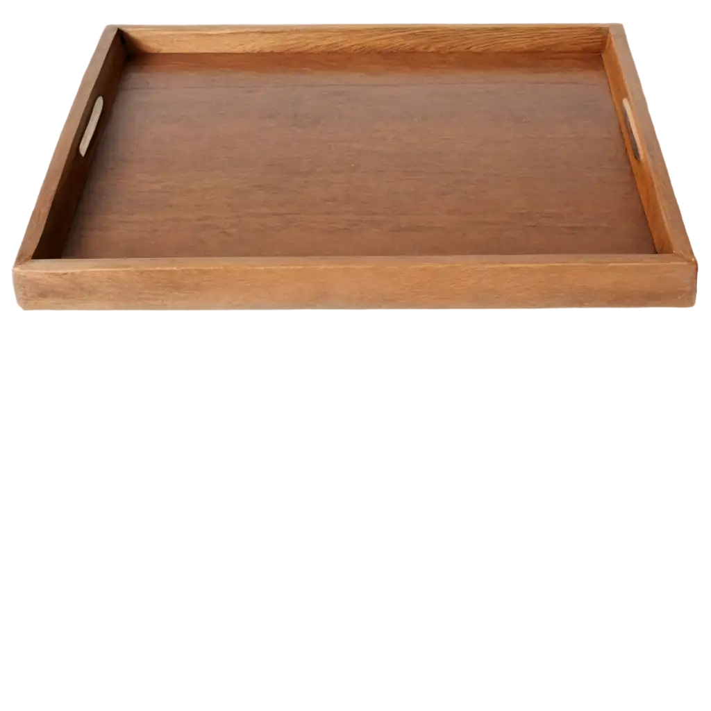 HighQuality-Wooden-Tray-PNG-Image-for-Versatile-Use-in-Design-and-Web-Applications