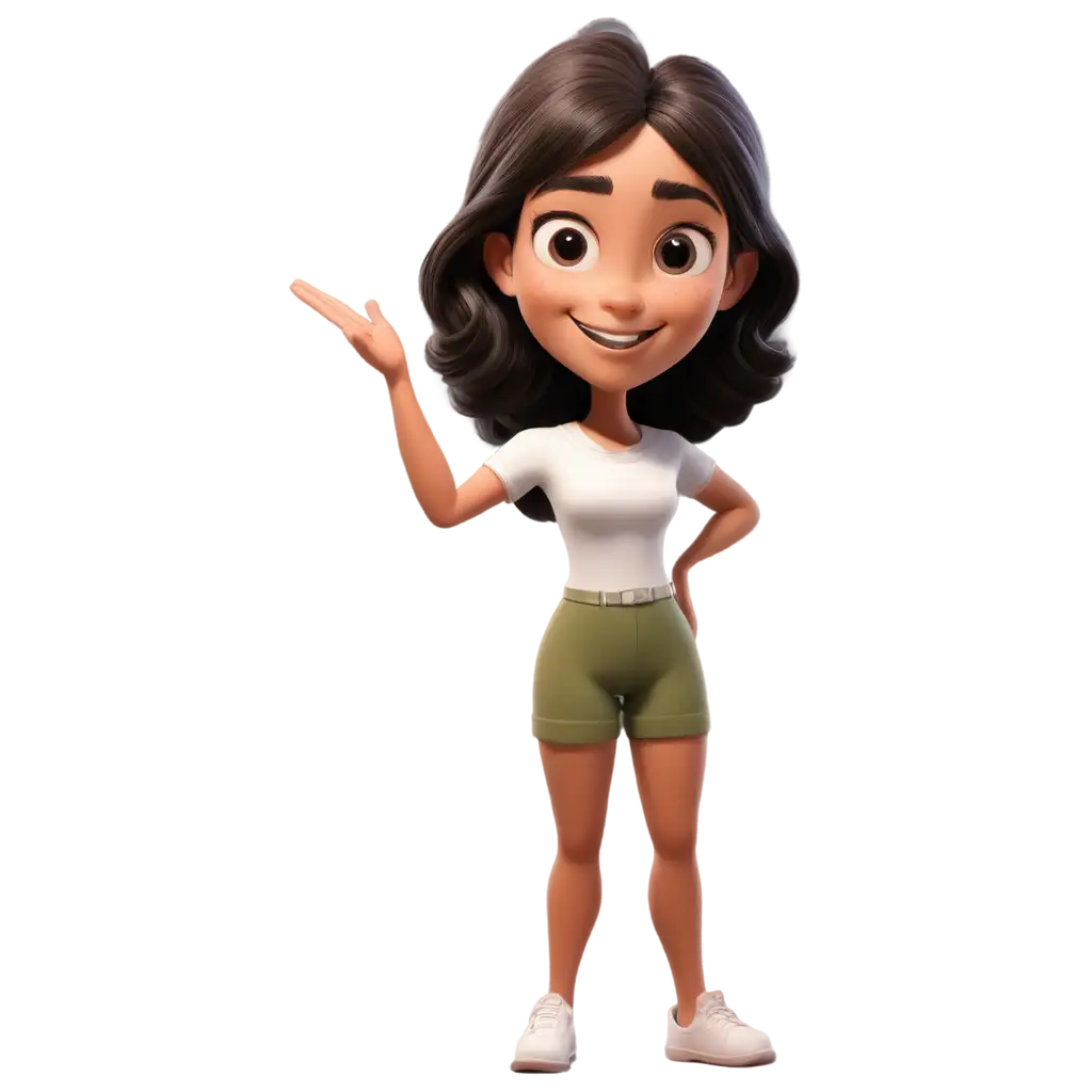 Cartoon-Woman-Head-and-Upper-Body-PNG-Image-for-Creative-and-Professional-Use