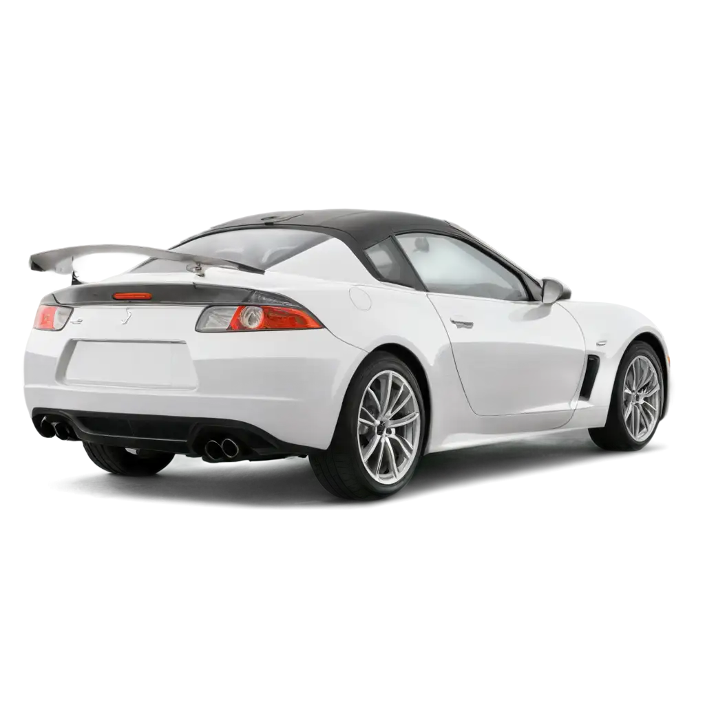 White-Sports-Car-View-from-Behind-PNG-HighQuality-TransparentPNG-Image-SEO-Analysis-Image-for-Versatile-Use