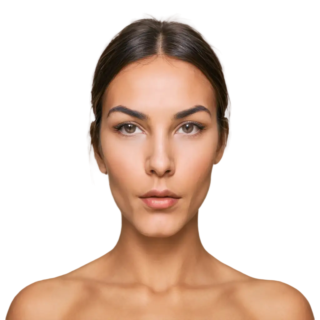 Symmetric-Female-Face-PNG-HighQuality-Image-for-Design-and-Branding