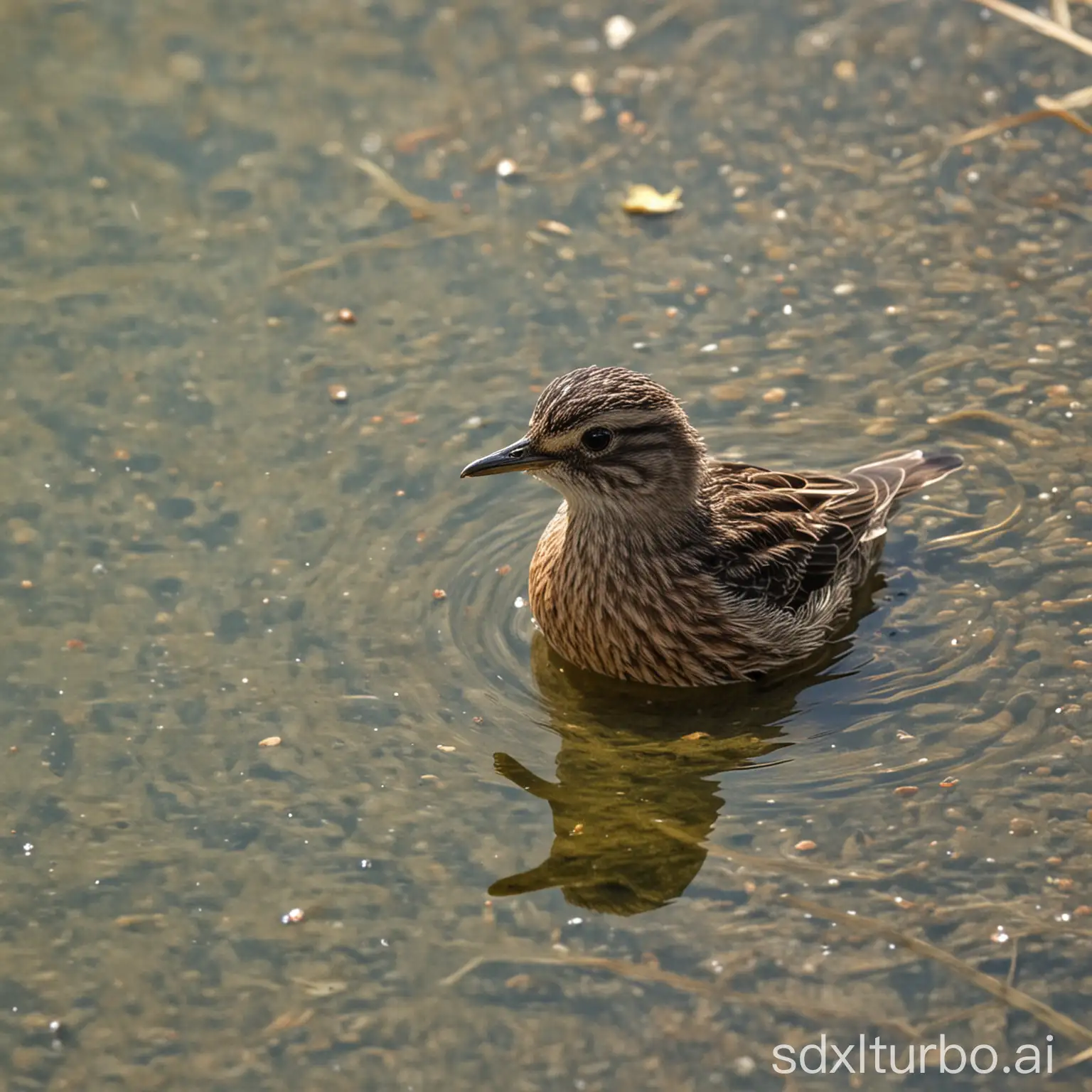 Little-Water-Bird-by-the-Pond