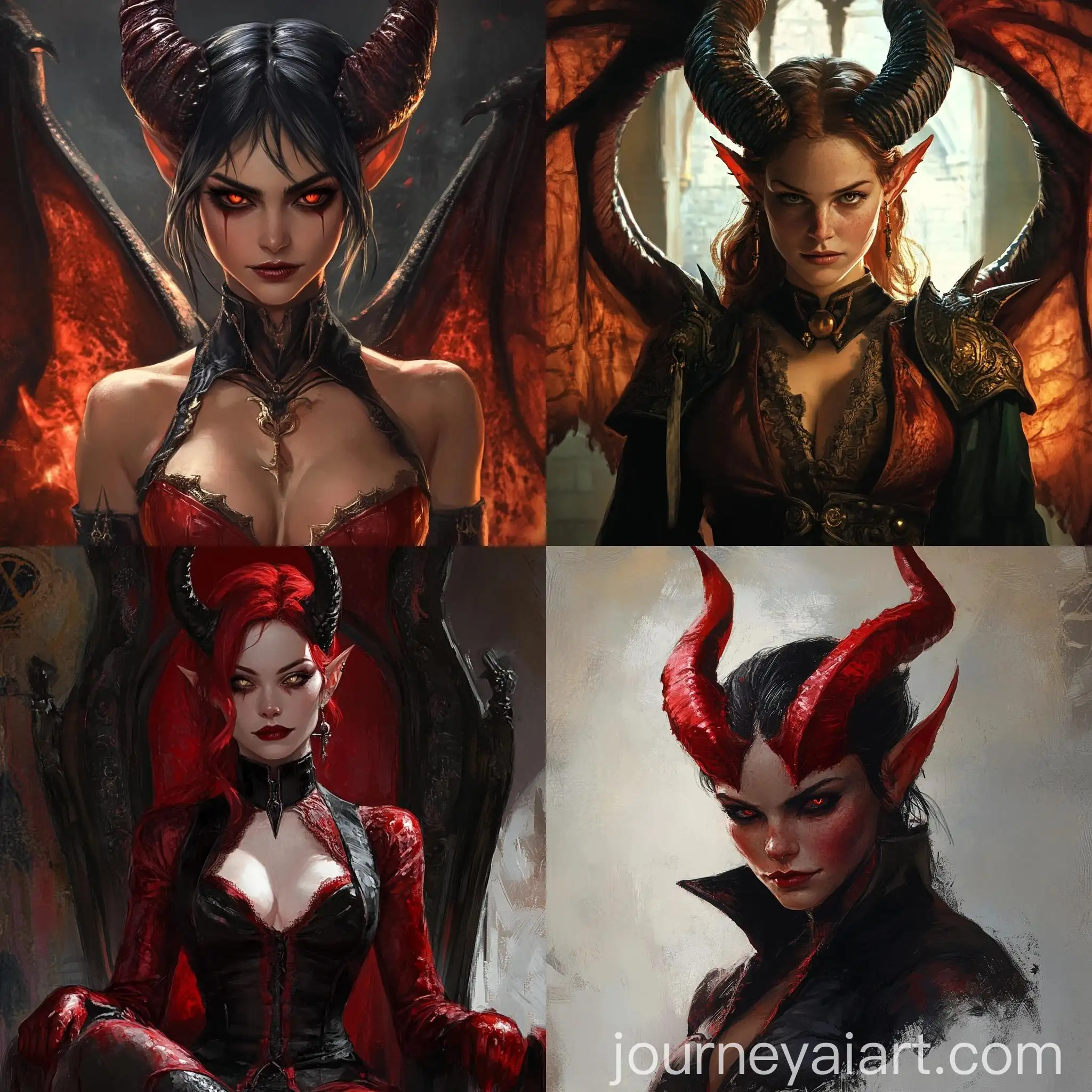 Supervising-Female-Demon-in-Futuristic-Environment