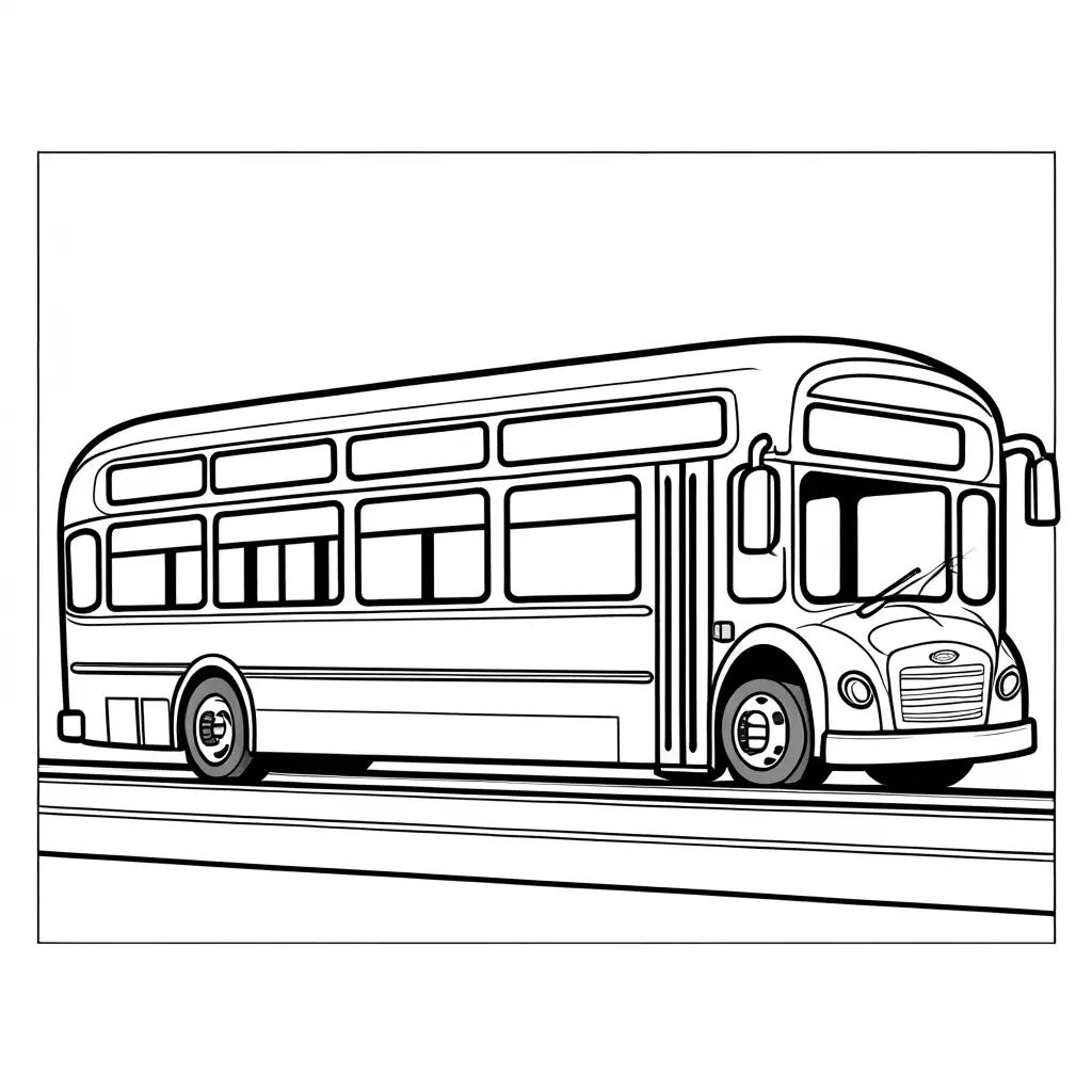 Cartoon-Turtles-Boarding-a-Bus-Coloring-Page