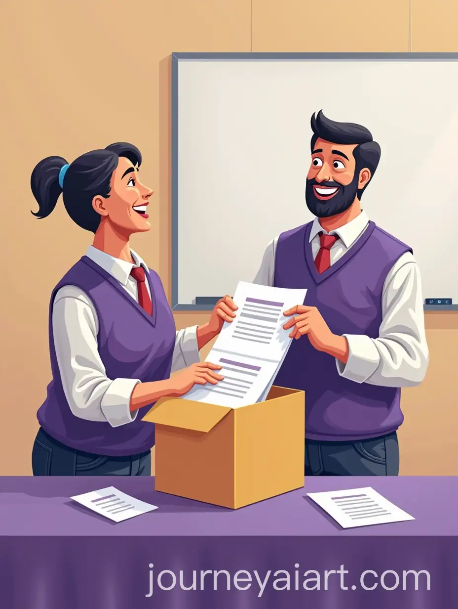 Two-People-Sorting-Ballots-in-a-District-Council-Room-for-Judicial-Election-in-Mexico-City