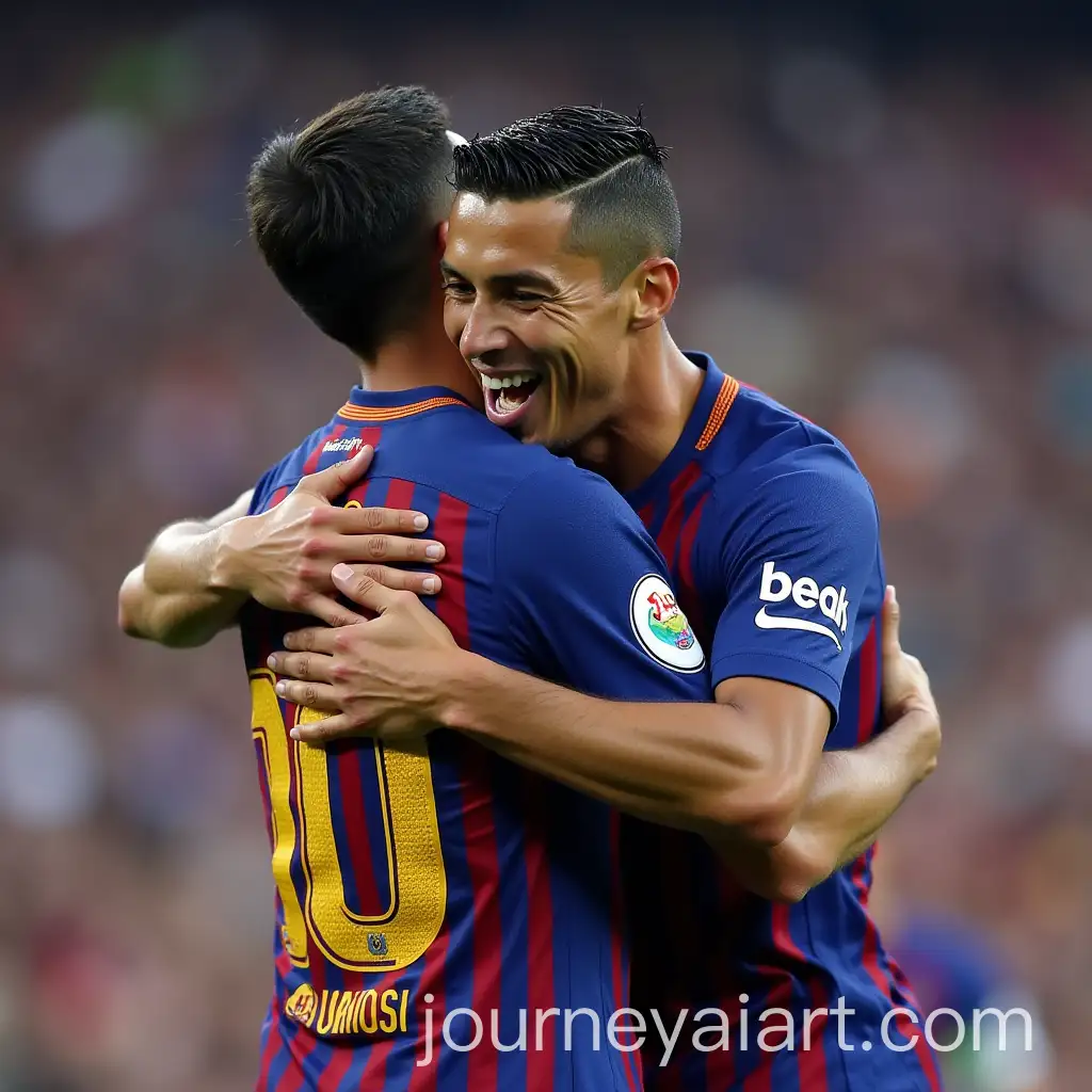 Ronaldo-Embraces-Messi-in-a-Moment-of-Sportsmanship