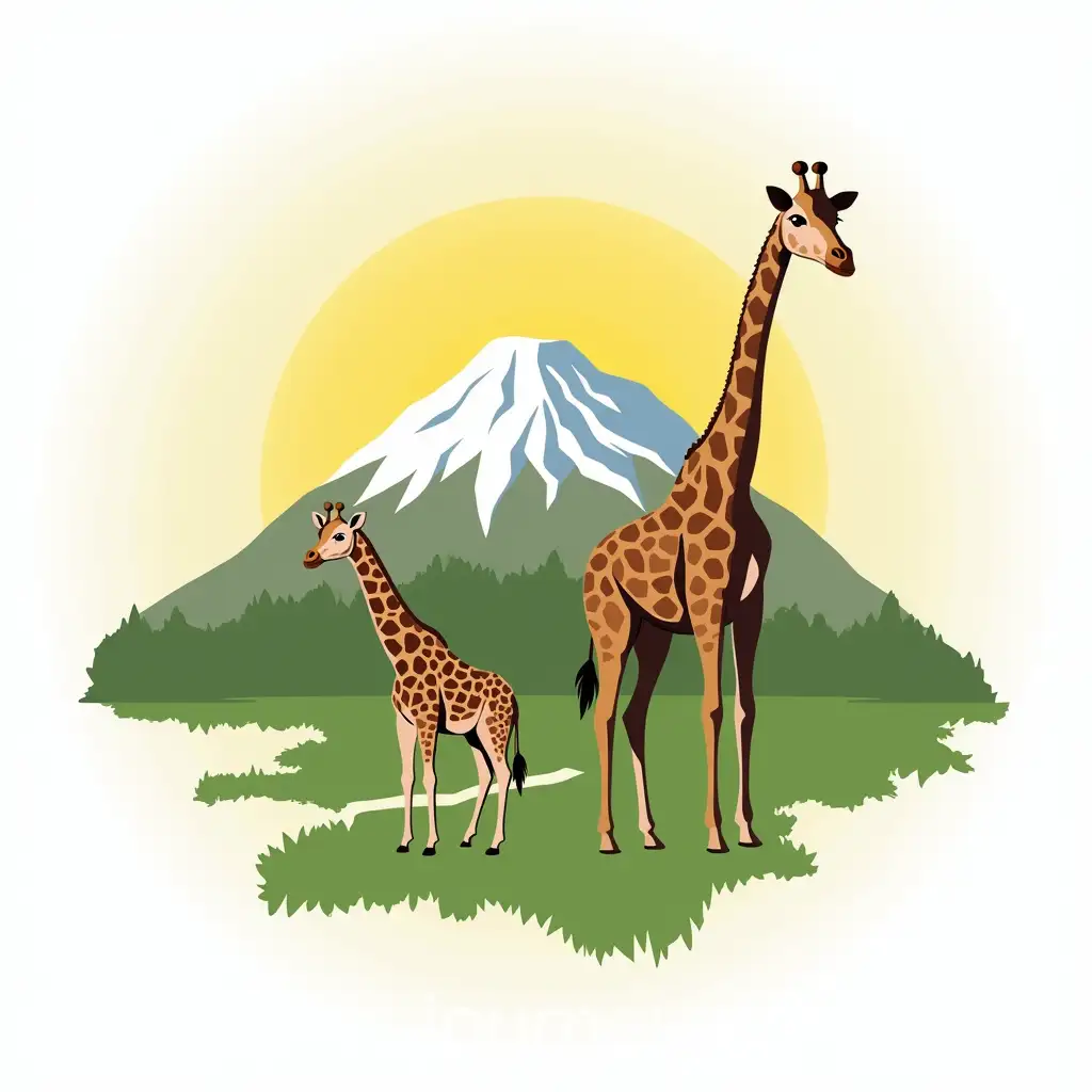 Tanzanian-Society-in-BC-Canada-Logo-Featuring-Mount-Kilimanjaro-and-Giraffe