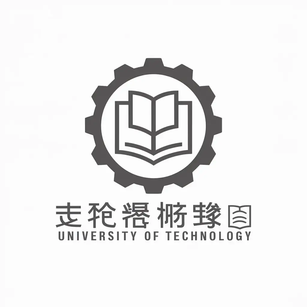 LOGO-Design-for-Suzhou-University-of-Technology-Minimalistic-Vector-Logo-with-Book-and-Gear-Symbols