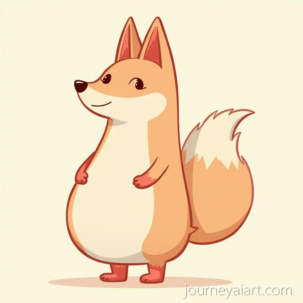 Character-Fox-from-Mi-Mi-Mishki-with-Big-Hips-and-Chest