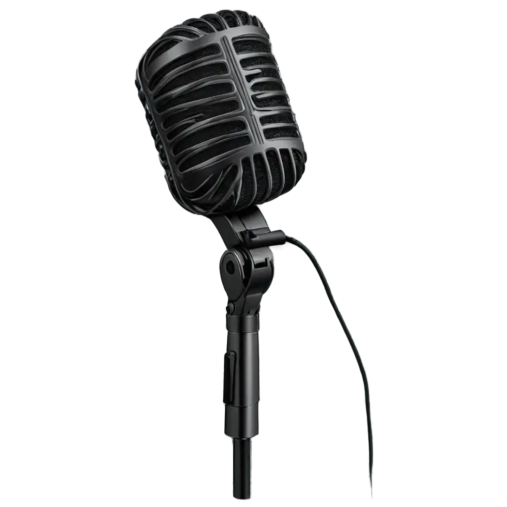 Podcast-Microphone-PNG-Image-for-Clear-and-Versatile-Designs