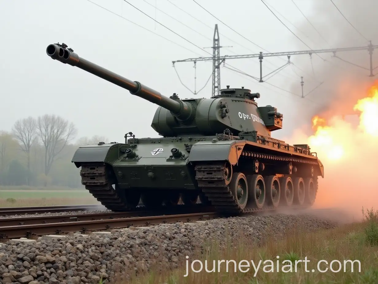 Schwerer-Gustav-German-Superheavy-Railway-Gun-in-Action