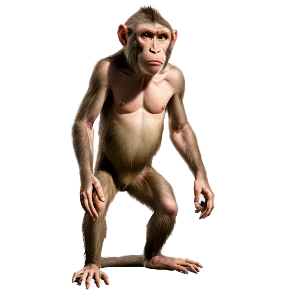 Full-Body-Macaques-Monkey-PNG-in-Comic-Book-Style-Perfect-for-Your-Creative-Projects