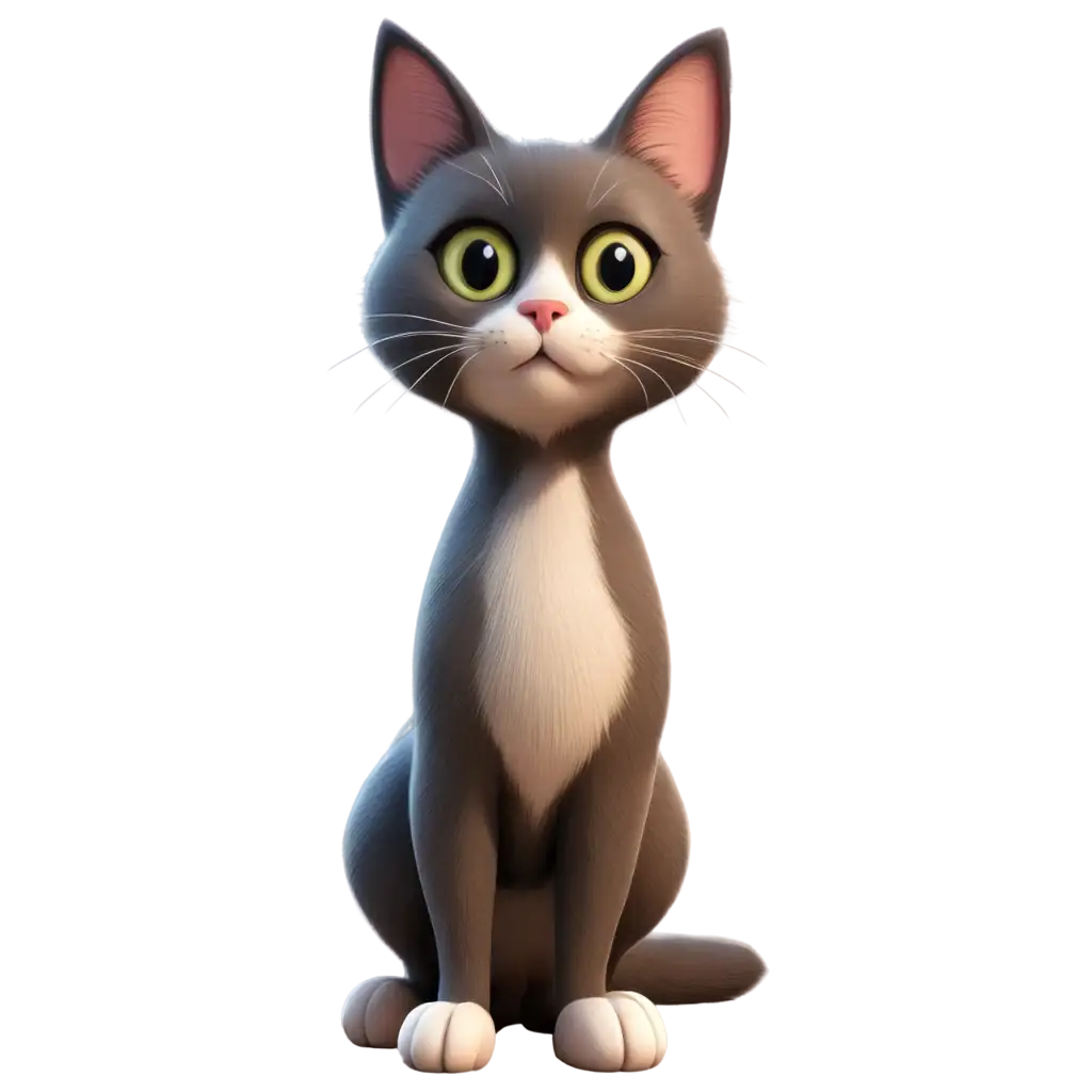 SEOOptimized-PNG-Cartoon-Cat-Image-Creative-Illustration-for-Online-Content