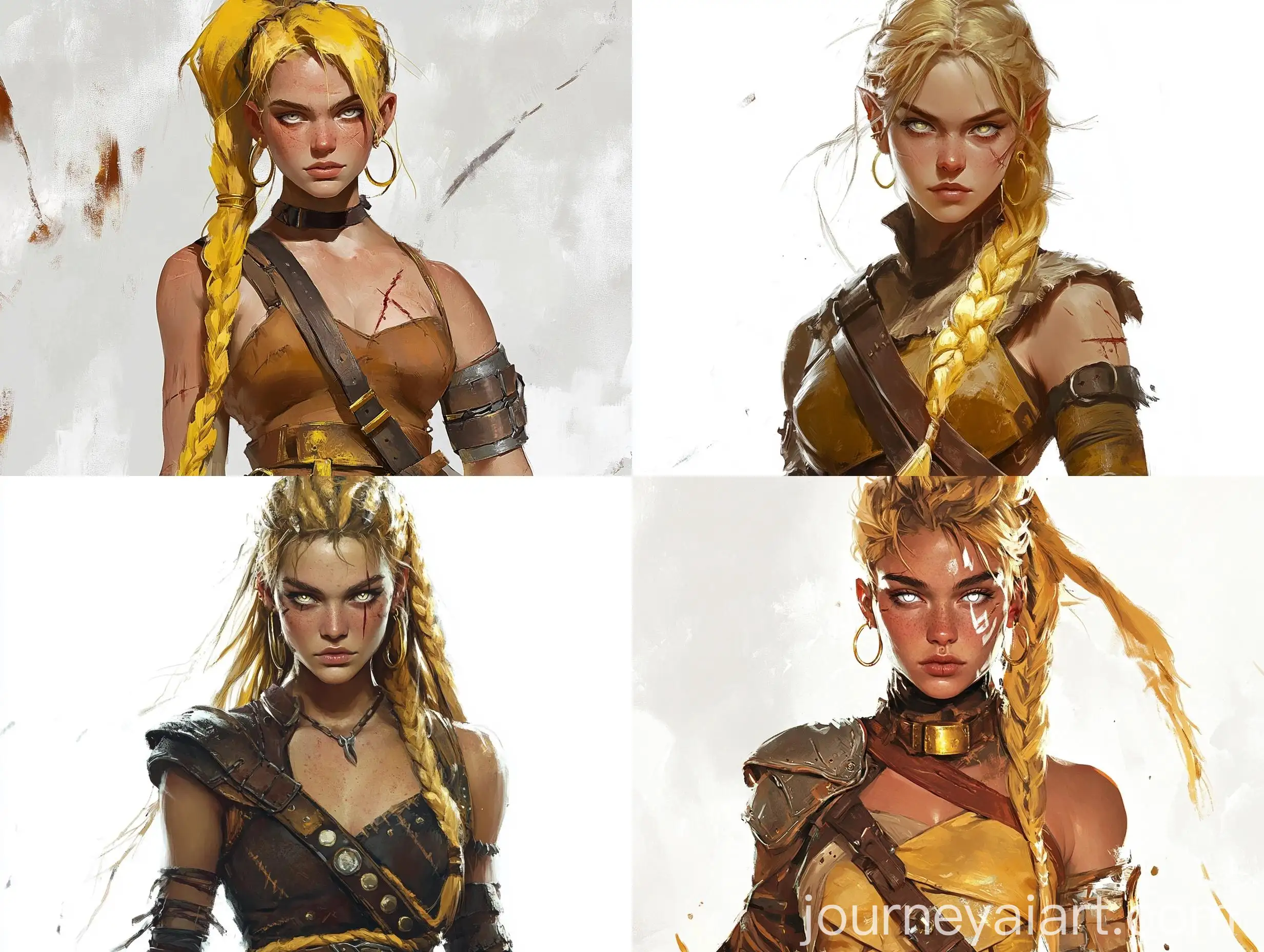 Powerful-Demoness-in-Golden-Armor-and-Hoop-Earrings