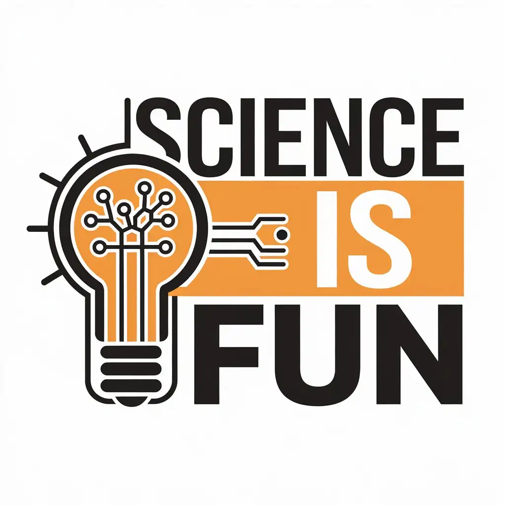 LOGO-Design-For-Science-is-Fun-Vector-Design-with-Physics-Theme