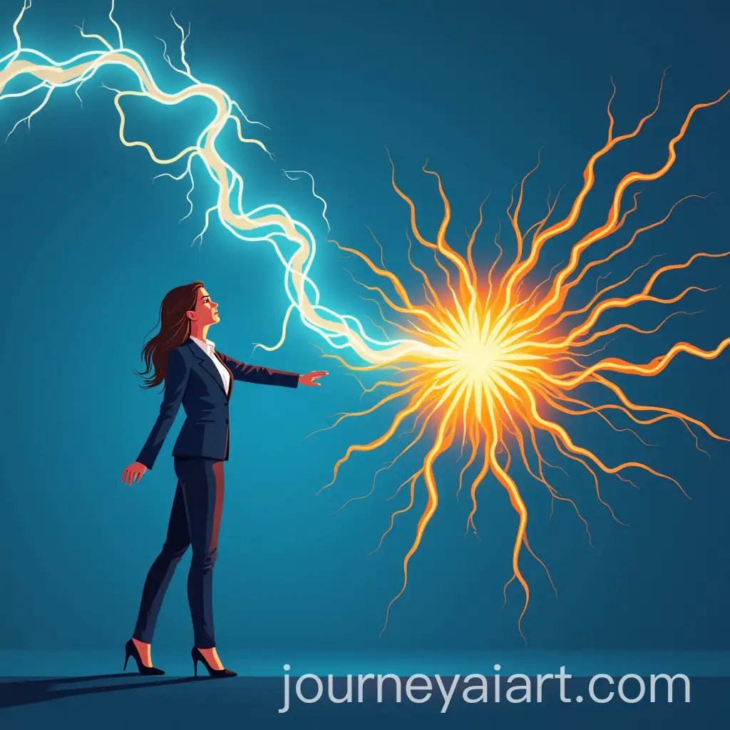 Businesswoman-Empowered-by-Electric-Energy