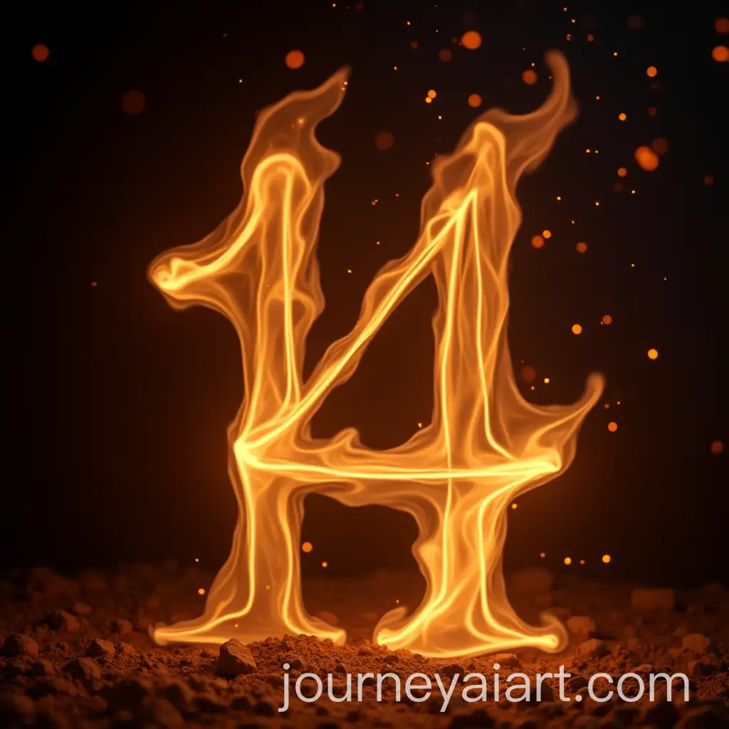 Mysterious-Inscription-Emerging-from-a-Flame