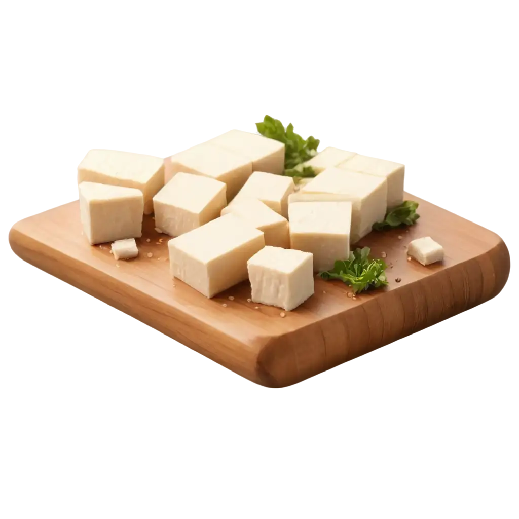 Tofu-on-Table-PNG-Image-Perfect-for-Culinary-Lifestyle-and-Minimalist-Design-Projects