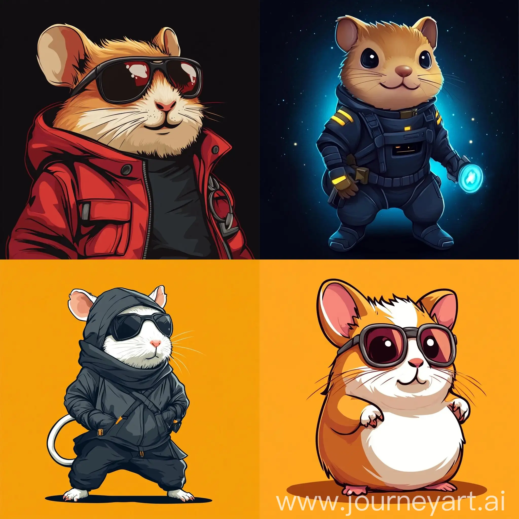 Minimalist-Crypto-Game-Hamster-Kombat-Art-for-Telegram-Channel