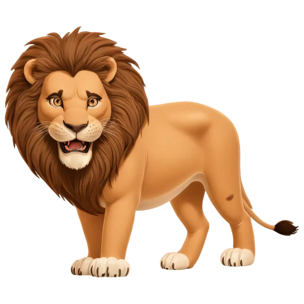 Download-HighQuality-Lion-Cartoon-Sticker-PNG-for-Versatile-Use