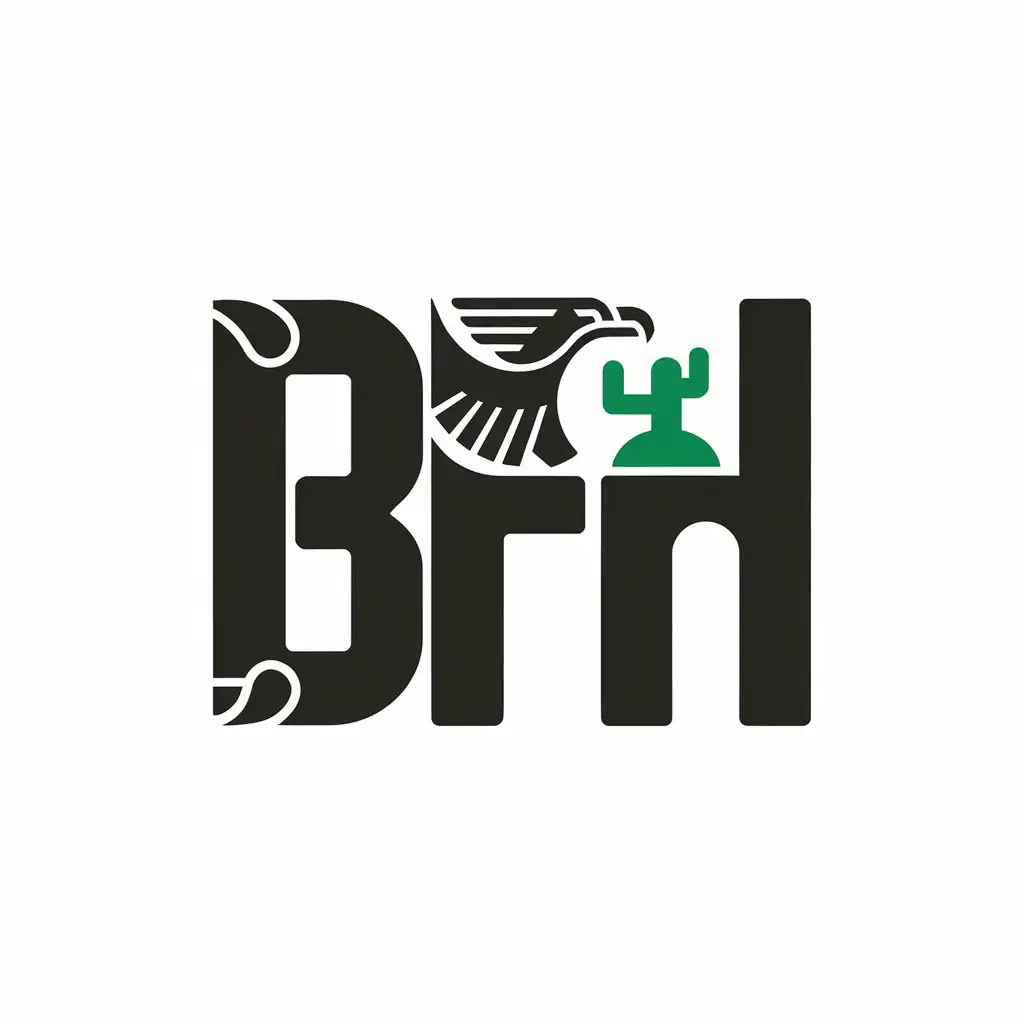 LOGO Design for BFH Bold Fierce and Proud with Aztec Influence in Minimalistic Style