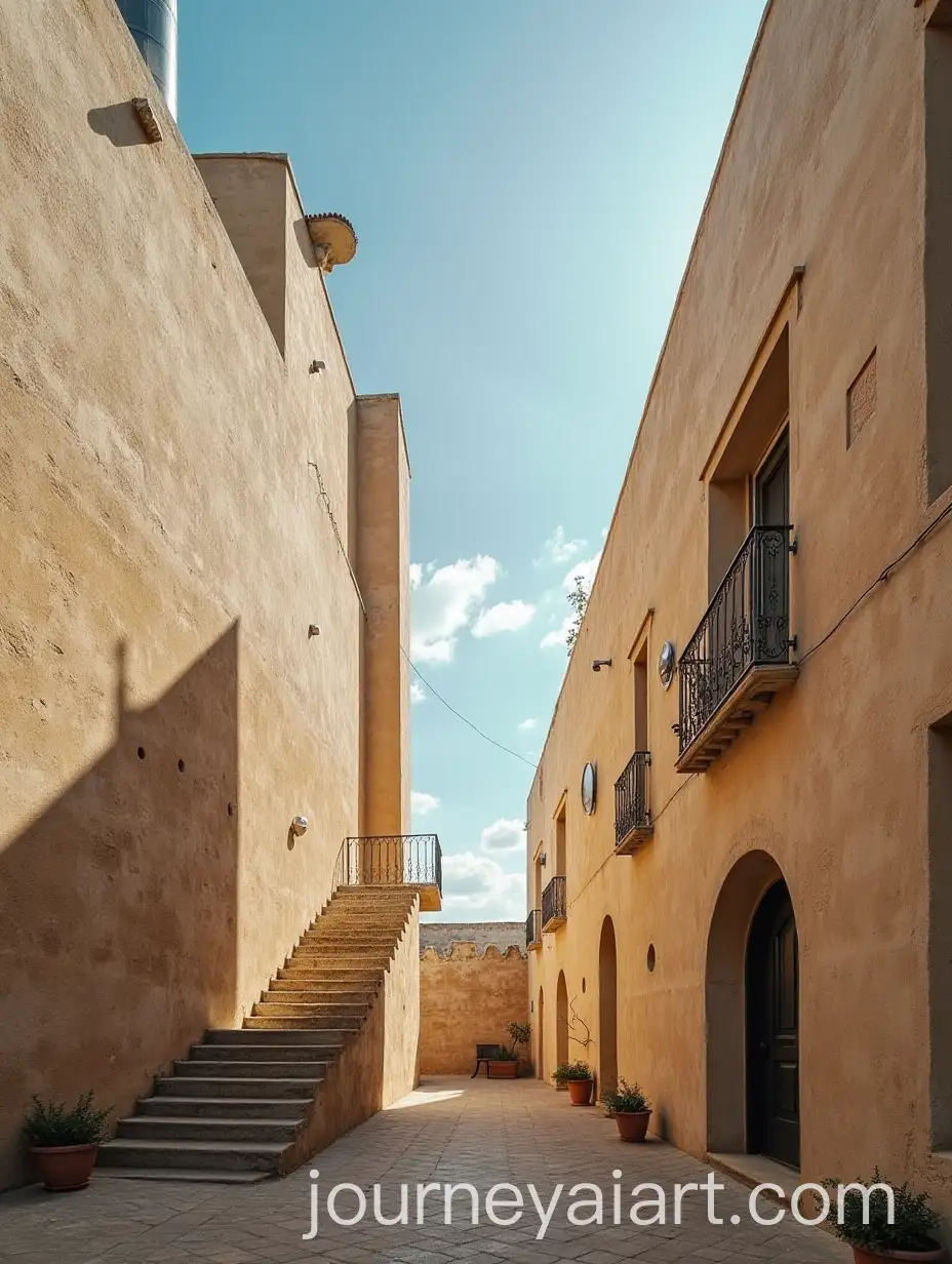 Urban-Cityscape-with-Sunlight-and-Shadows