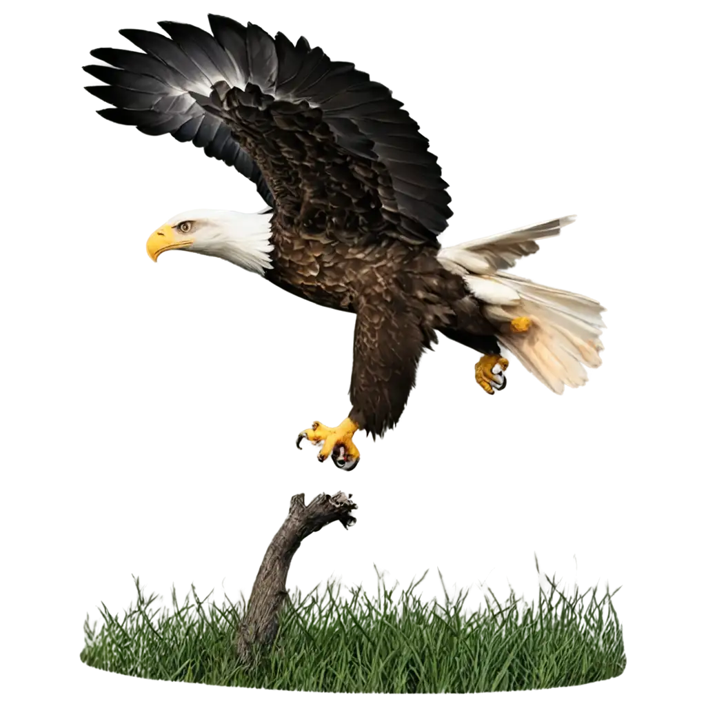 Stunning-Eagle-Landing-PNG-HighQuality-Imagery-for-Wildlife-Enthusiasts