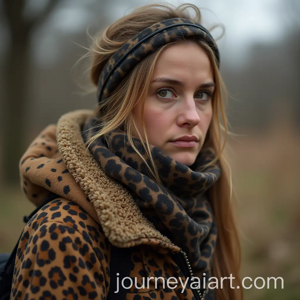 Cristina-Crdula-Riding-a-Leopard-in-an-Elegant-Setting