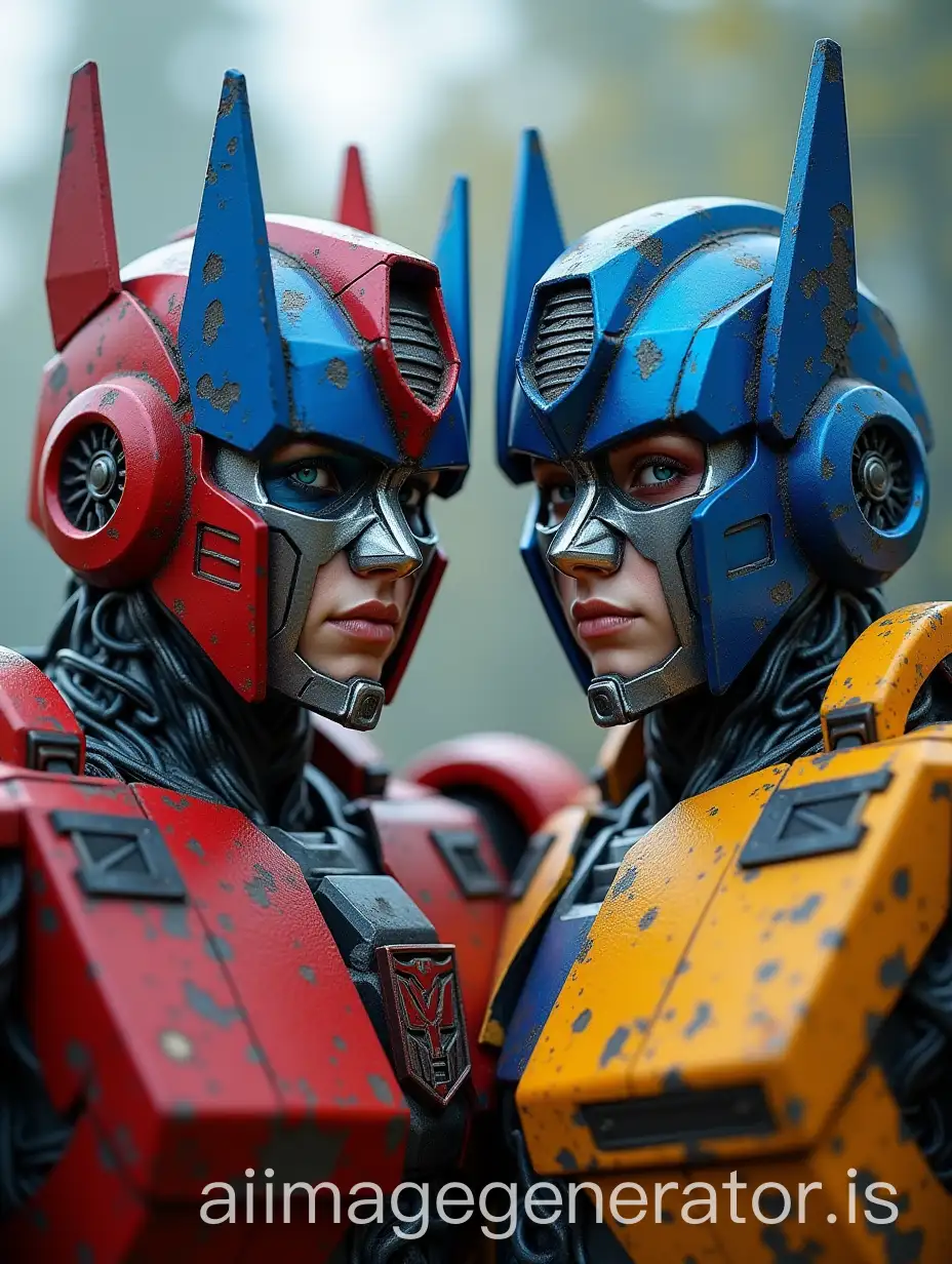 Photorealistic-Image-of-Two-Transformers-Autobots-with-Human-Faces