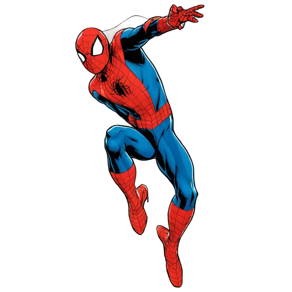 Spiderman-in-the-Style-of-80s-Comics-PNG-Vintage-HighQuality-Artwork-for-Your-Collection