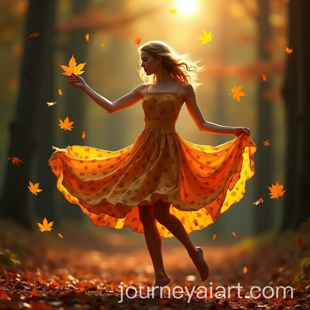 Autumn-Leaf-Structure-Dancing-in-the-Forest-Background
