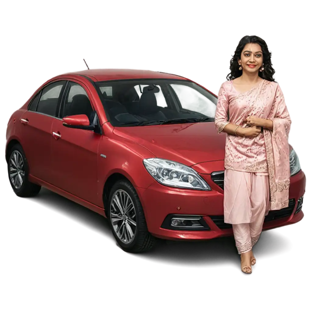 Gudi-Padva-Celebration-with-Car-PNG-Image-High-Quality-and-Versatile-Design-for-Festive-Occasions