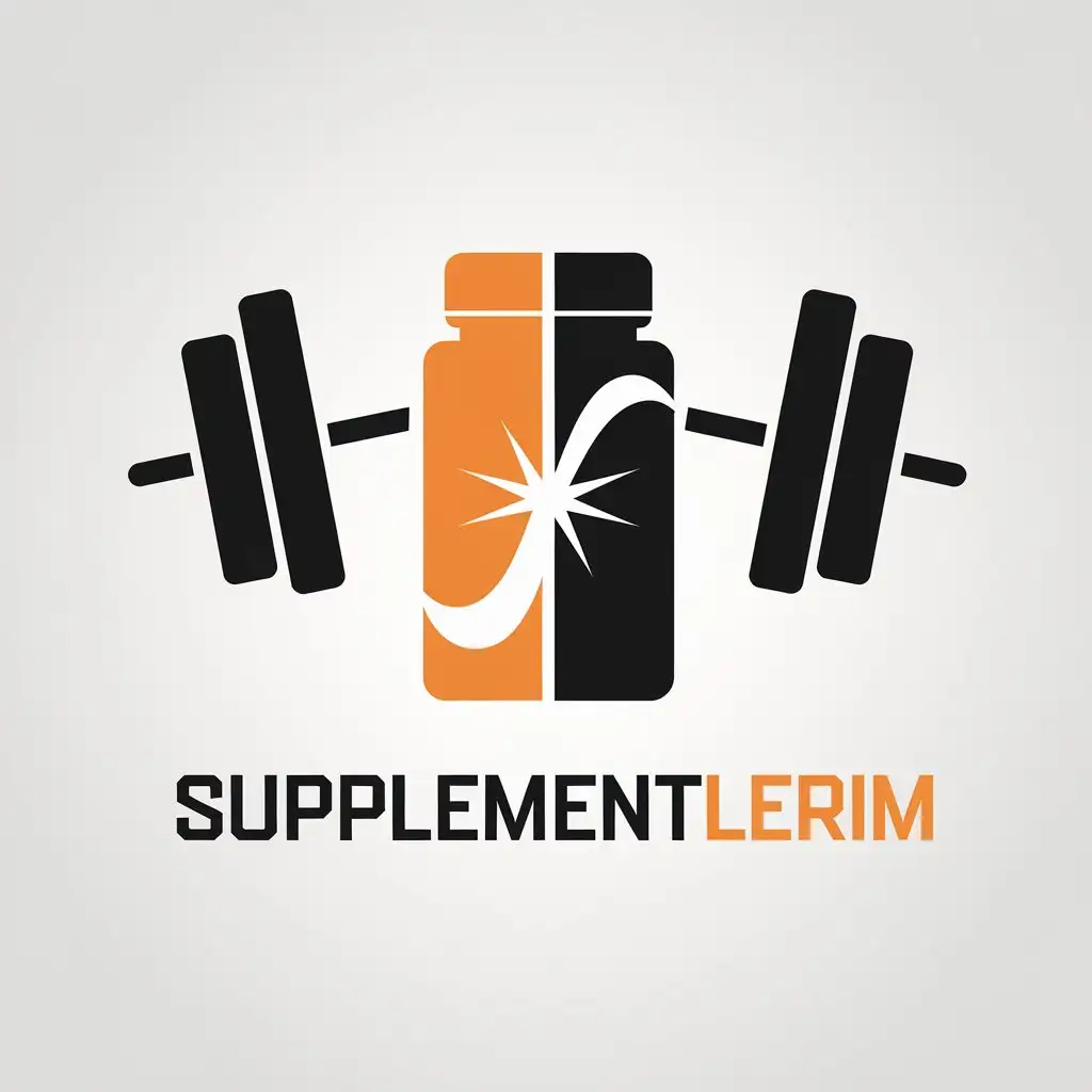 LOGO Design for Supplementlerim Power Supplement Theme for Sports Fitness Industry