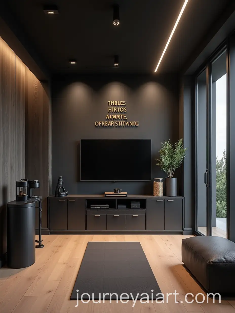 Modern-Minimalist-Home-Gym-with-Motivational-Wall-Art