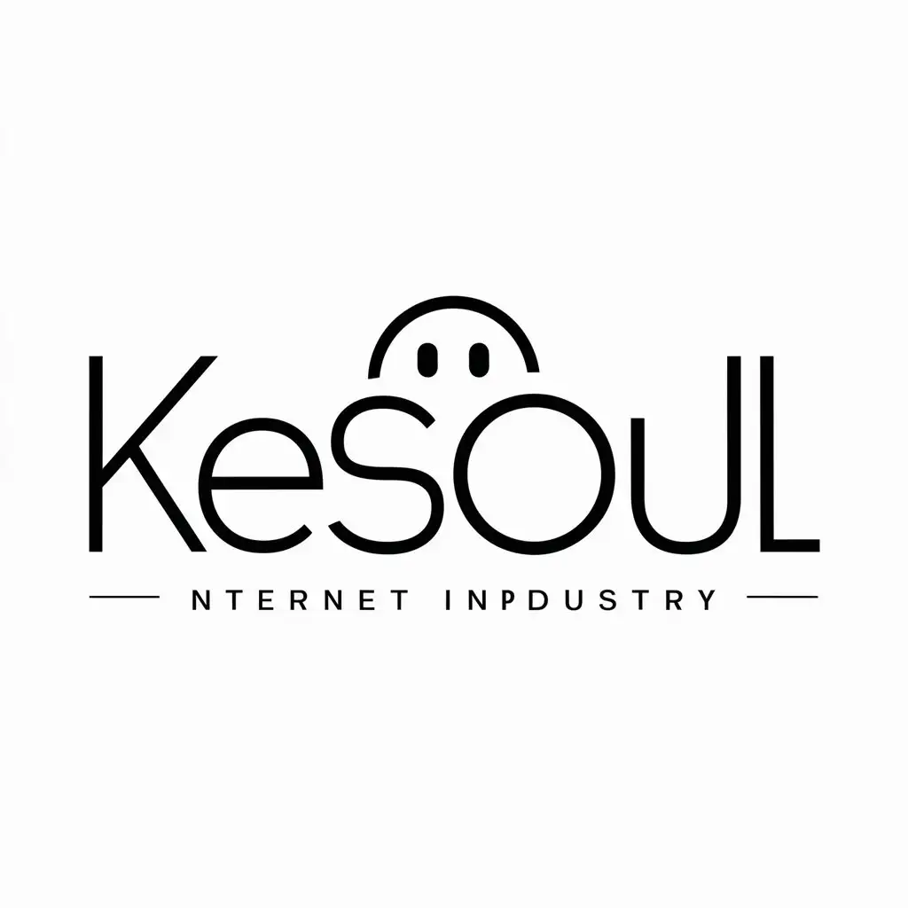 LOGO-Design-for-KESOUL-Ghost-Symbol-with-Minimalistic-Style-for-Internet-Industry