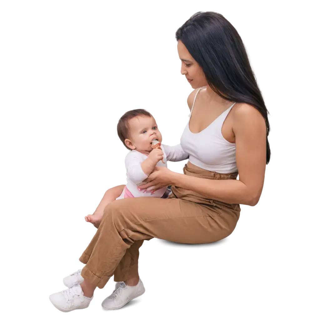 PNG-Image-of-a-Baby-Feeding-HerPNG-Image-Usage-Analysis-Mother-Symbolizing-Love-and-Nurturing