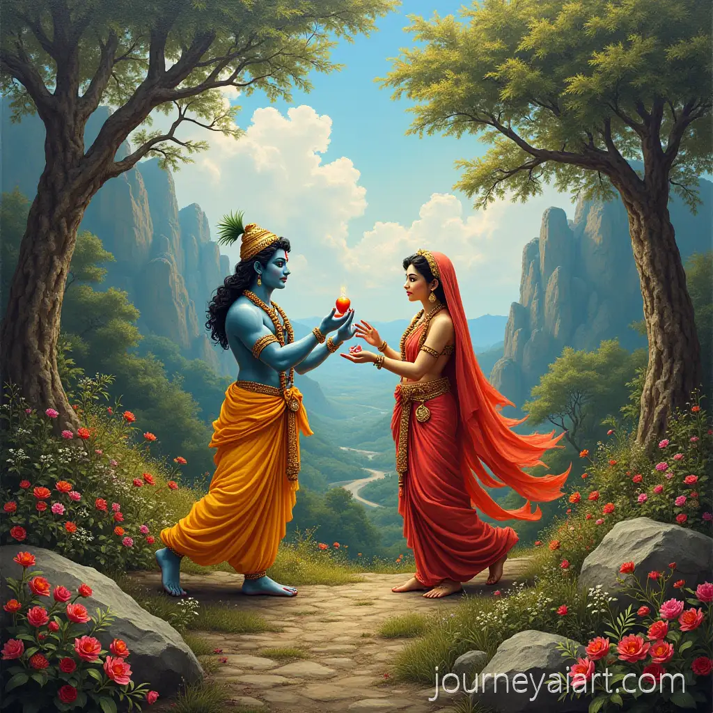 Radha-Krishna-Landscape-with-Spiritual-Imagery-and-Divine-Serenity