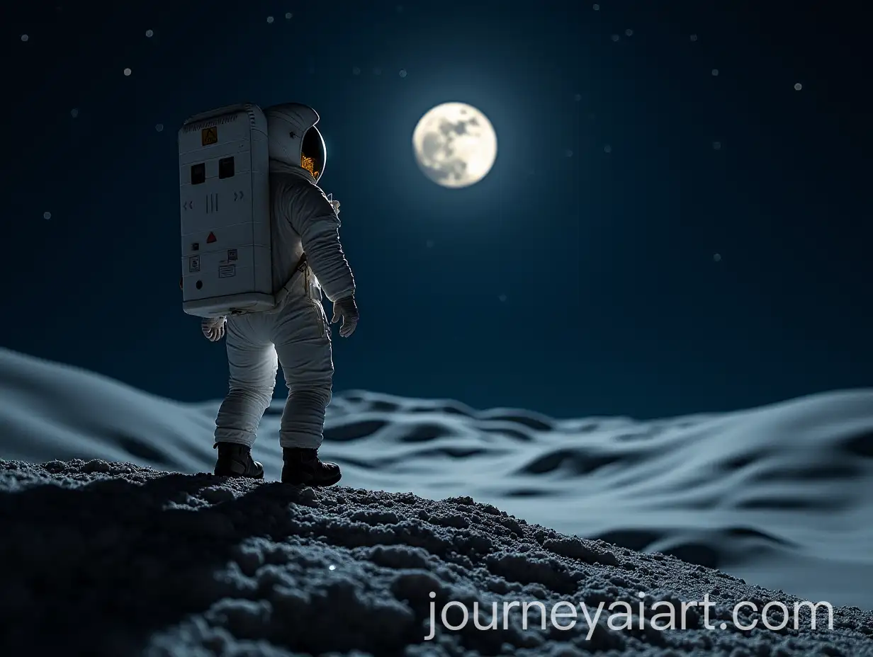 Astronaut-Gazing-at-the-Moon-Through-a-Canon-50mm-Lens