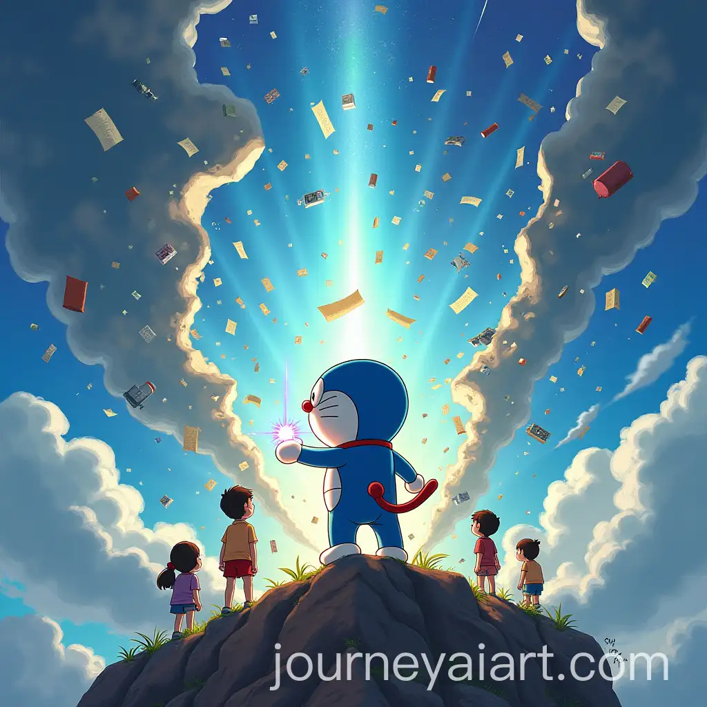 AI-Art-Prompt-ExpansionDoraemon-Protecting-Reality-at-the-Edge-of-a-Collapsing-World